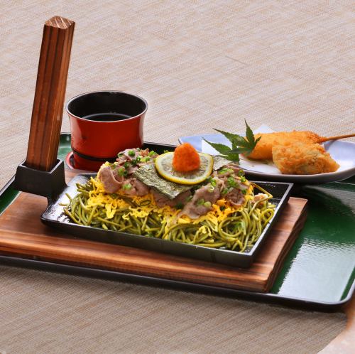 鍬そば(揚げ物付)