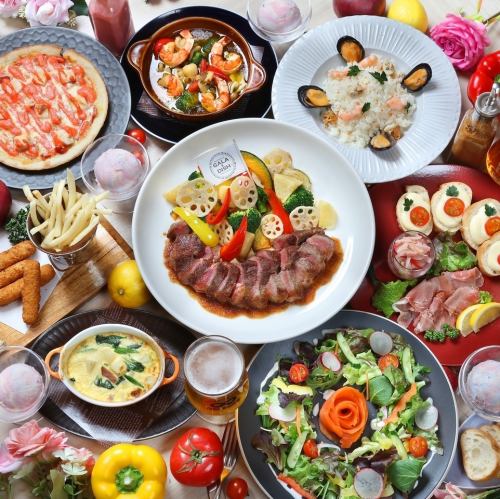 どんな方でも楽しめる！いろんな種類のお食事をご用意しております！