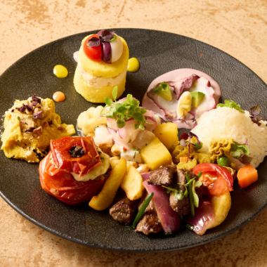 【土日ランチ限定】前菜ビュッフェ付マチュピチュランチ90分制3600円(税込)