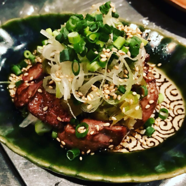 ≪夜メニュー≫上レバーたたき　ネギまみれ
