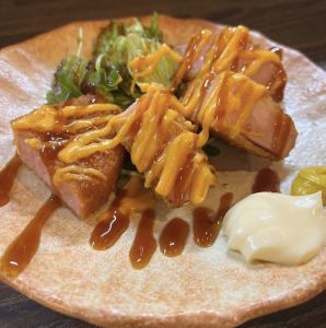 厚切りチーズハムカツ