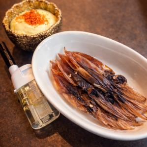Grilled firefly squid