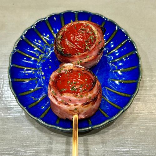 ミニトマトベーコン巻き