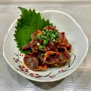 ズリのピリ辛和え