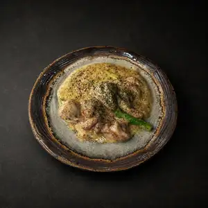 치킨과 아스파라 크림 삶은