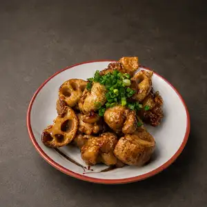 연근과 닭고기 감초