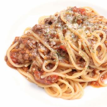 黒毛和牛のミートソースパスタ