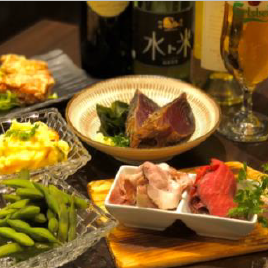 【2時間飲放付】《当日OK！》お1人様も歓迎！チョイ飲み放題プラン6品3300円