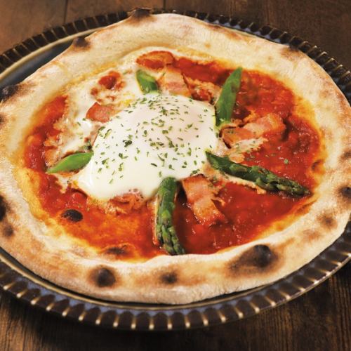 アスパラとベーコンのビスマルク