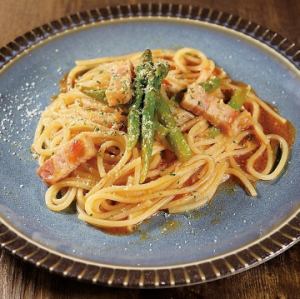 Asparagus and Bacon Amatriciana
