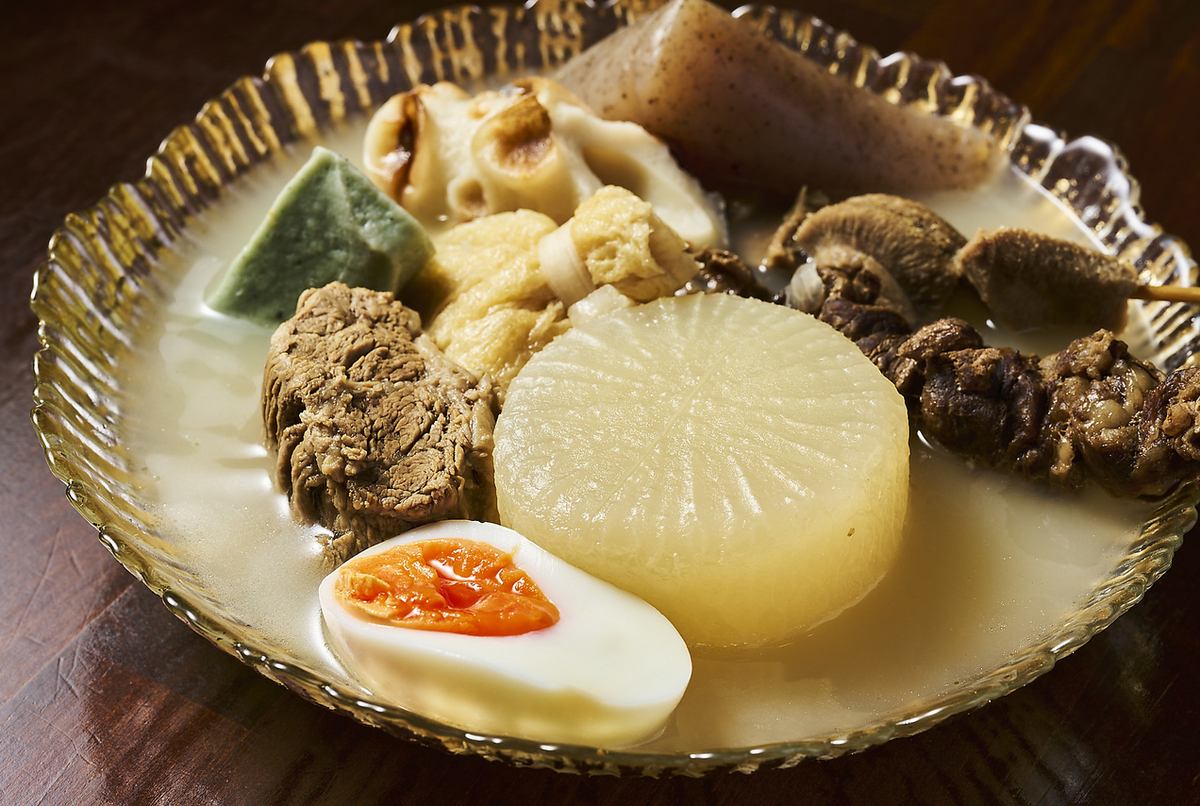 牛だしおでんを堪能できます！