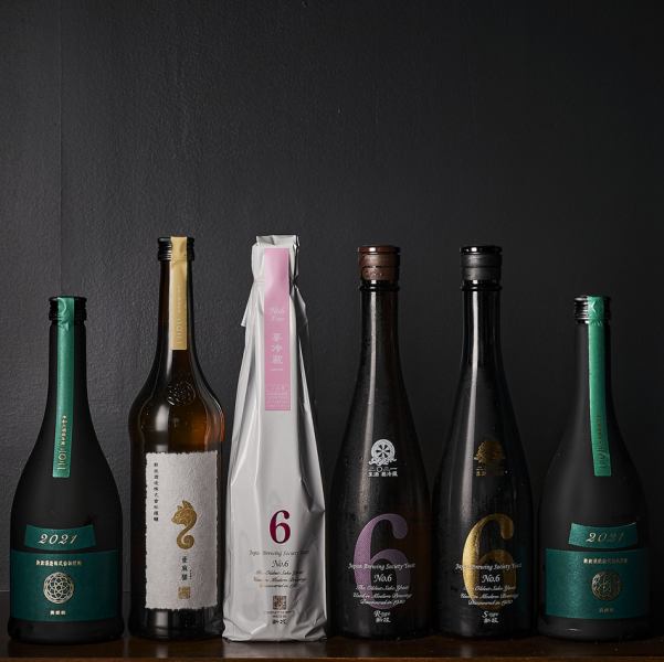 独自の仕入れルートを使った豊富な日本酒ラインナップ♪※種類によって値段は異なります。