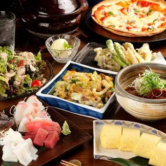 【平日限定価格！お料理全8品と100分飲み放題付き （火～日曜日）会社帰りにピッタリ☆