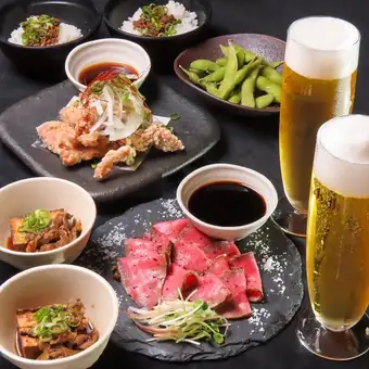 Sumire - Reasonably priced♪ Meat kappo style roast beef and more x 2 hours all-you-can-drink for 3500 yen (tax included)