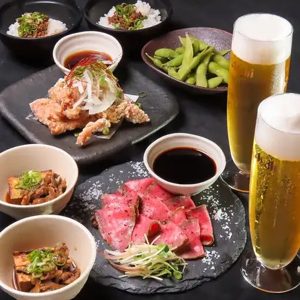 Sumire - 价格合理♪ 割烹牛肉等美食 x 2 小时畅饮，仅需 3500 日元（含税）