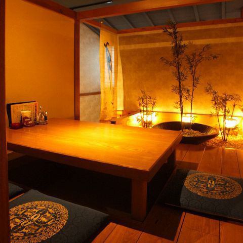 新田町に静かな雰囲気の気品ある隠れ家。完全個室も多数。