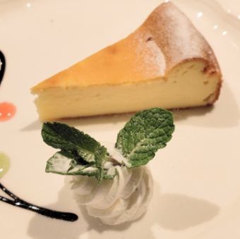 ベイクドチーズケーキ　ニューヨークスタイル