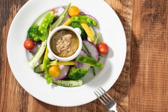 シーフードのサラダ