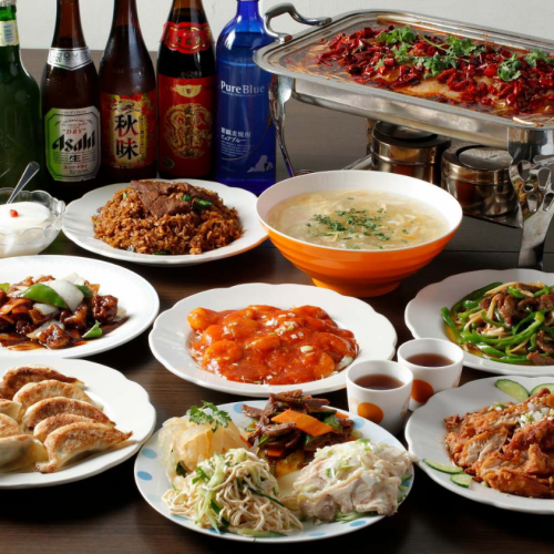 All-you-can-eat and drink: from 3,480 JPY!