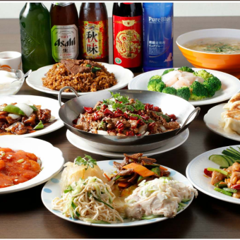 [Great value banquet course with all-you-can-drink for 2 hours] 8 dishes including shrimp mayo, black sweet and sour pork (tax included)
