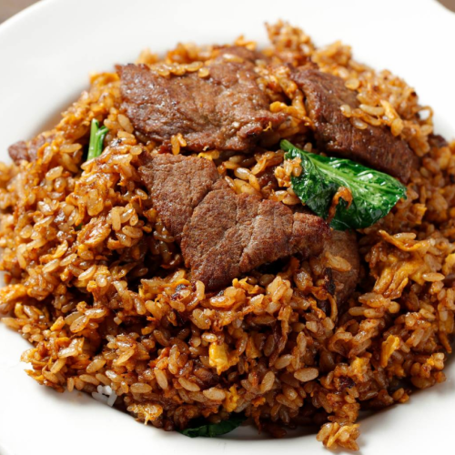 beef black fried rice