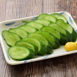 Cucumber pickled in a bottle