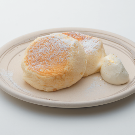 Pancakes using rice flour from Ishikawa prefecture