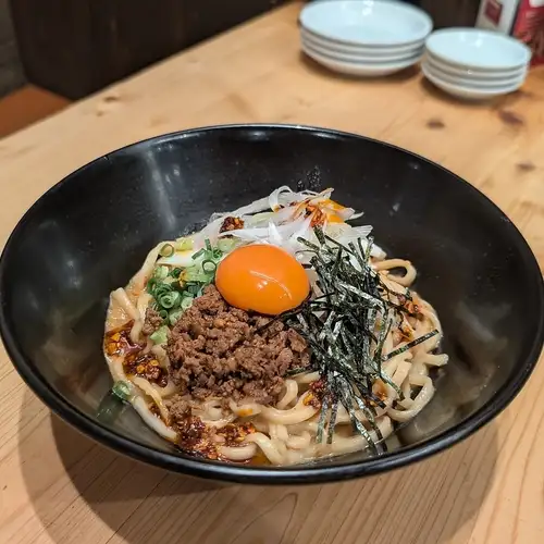 月見坦々まぜそば