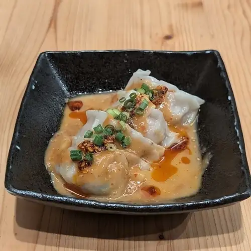 坦々茹で餃子