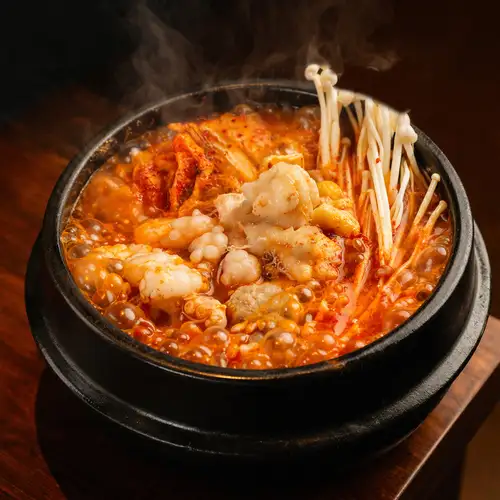 ホルモン純豆腐