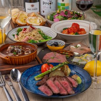 [Lunch Course] A luxurious course that includes everything from appetizers to dessert