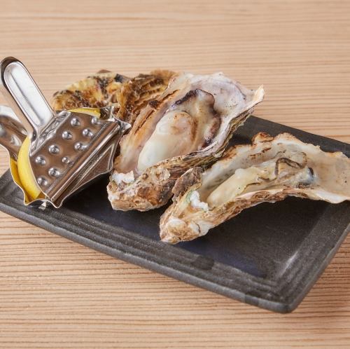 殻付き牡蠣バター焼き2ピース