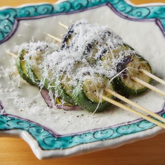 ズッキーニ炭焼き