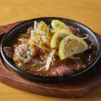 A5和牛薄切り炭焼きレモンステーキ