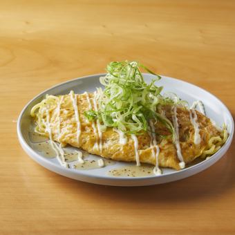 海鮮塩オムそば