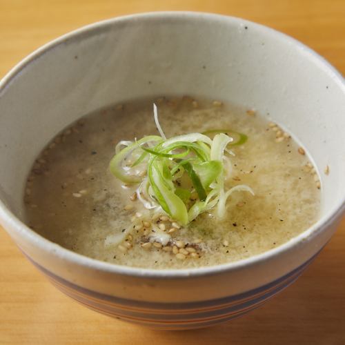 濃厚牡蠣玉スープ