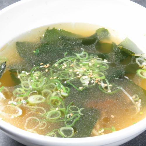 裙帶菜湯/雞蛋湯