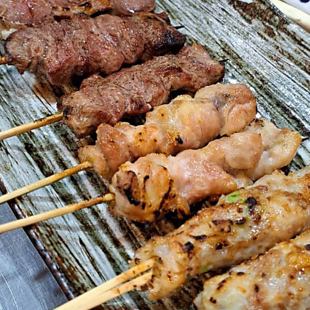 Kushiyaki starts from 120 yen★ Be sure to try our carefully grilled skewers!