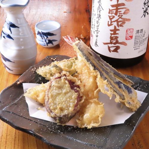 【旬の素材を味わうこだわりの天ぷら】
