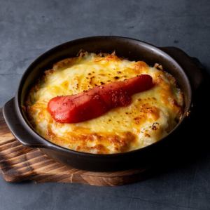 Spicy Pollack Roe Cheese Gratin