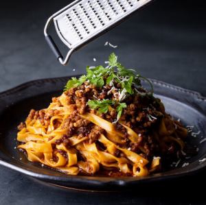 Ground beef bolognese