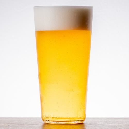 【お料理と自由に】嬉しい生ビール付きの単品飲み放題あり★