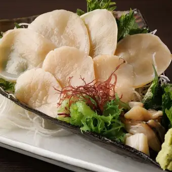 つぶ貝の刺身