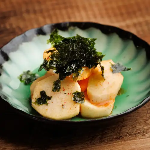 Long potato kimchi
