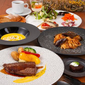 【LUNCH　MENU】贅沢　COURSE全7品3500円(税込)
