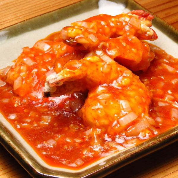 ◆We use our proud large shrimp luxuriously! ``Stir-fried large shrimp with chili sauce''◆