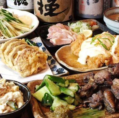 九州の郷土料理が楽しめる飲み放題付きコース有!平日なら180分♪