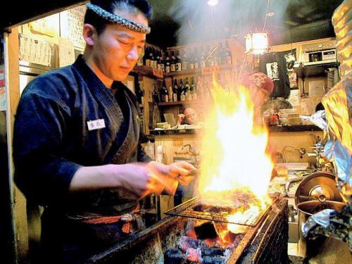 Popular ★ Miyazaki Hyuga local chicken charcoal grill