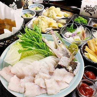 【焼きも鍋も！フルコース】はも弐コース　8,500円 (税込)　※前日までの要予約
