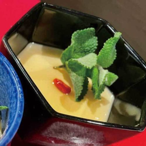 自家製、杏仁豆腐